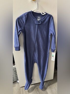 NWT Carter’s baby fleece zipper pyjamas